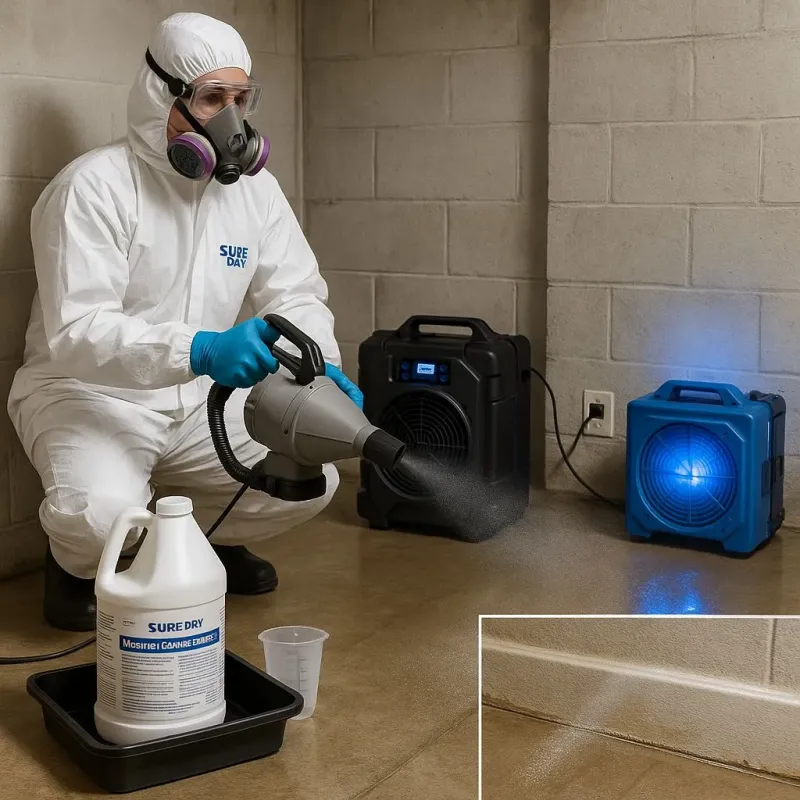 Sanitization and Odor Removal process in Powell, OH