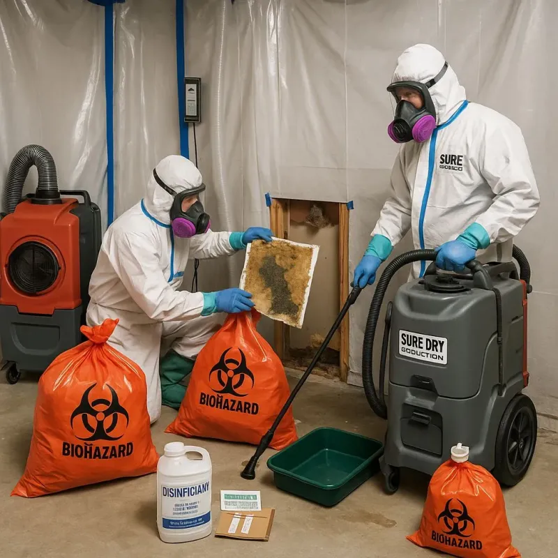 Contaminated Water Handling Protocols process in Powell, OH